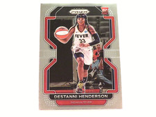2022 Panini Prizm Basketball WNBA Destanni Henderson Base Rookie Card #199 Fever