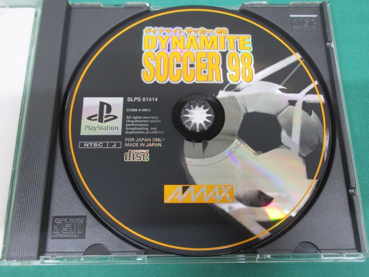 PlayStation -- DYNAMITE SOCCER 98 -- PS1. JAPAN. GAME. 20560