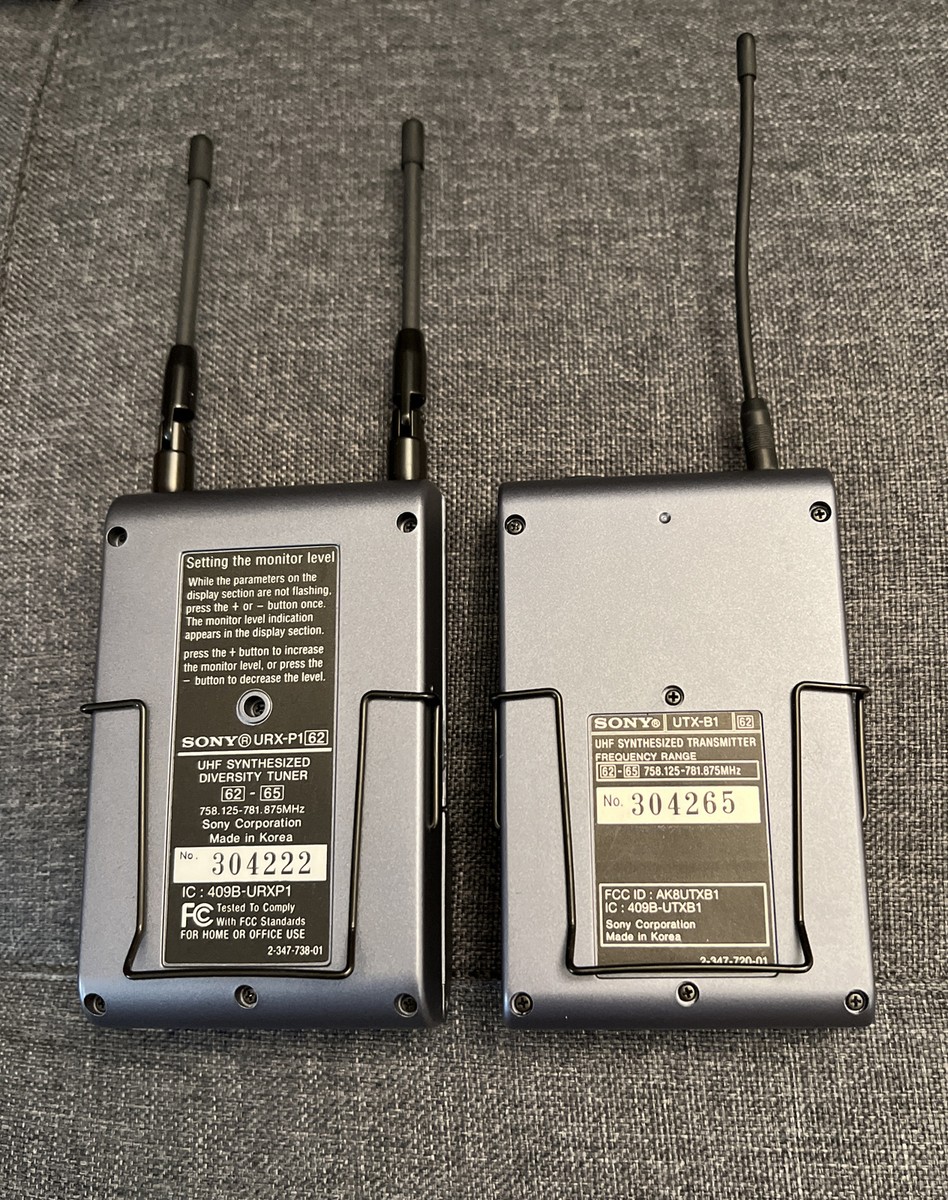 Sony URX-P1 UTX B1 Wireless UHF Diversity Tuner & Receiver Sony URX-P1 UTX B1 Wireless UHF Diversity Tuner & Receiver