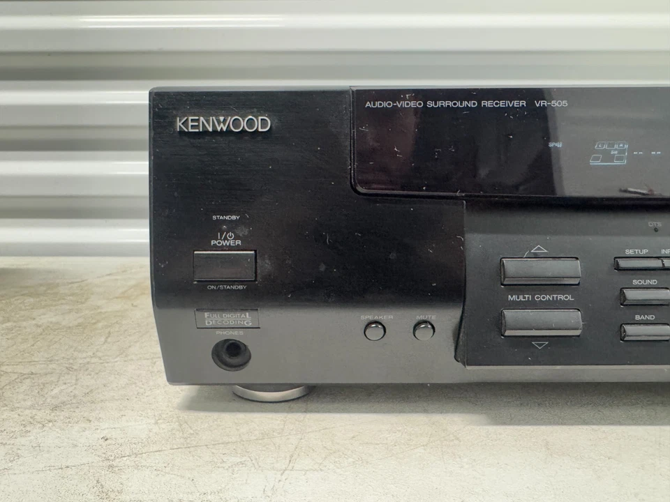 Kenwood VR-6060 -6.1 Ch AV Home Theater Surround Receiver Stereo - Image 2 of 4