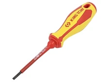 14720303 screwdriver flat insulated 30x05mm 75mm KING TONY