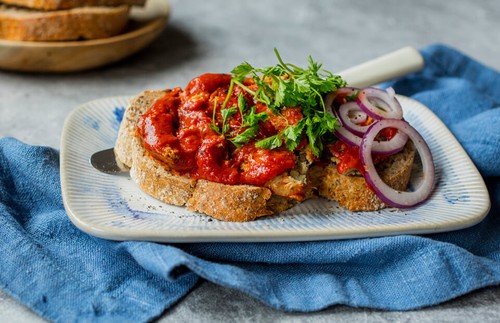 Norwegian Stabburet "Makrell i tomat" Mackerel in tomato sauce, coarsely chopped - 第 3/4 張圖片