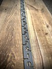 Compact Snow Gauge, Black Metal Snow Depth Marker Stake. 24-inch