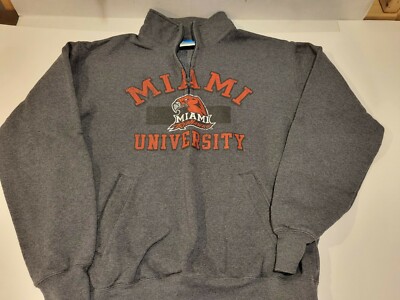 Champion Eco Fleece Miami University Sweater Size Large