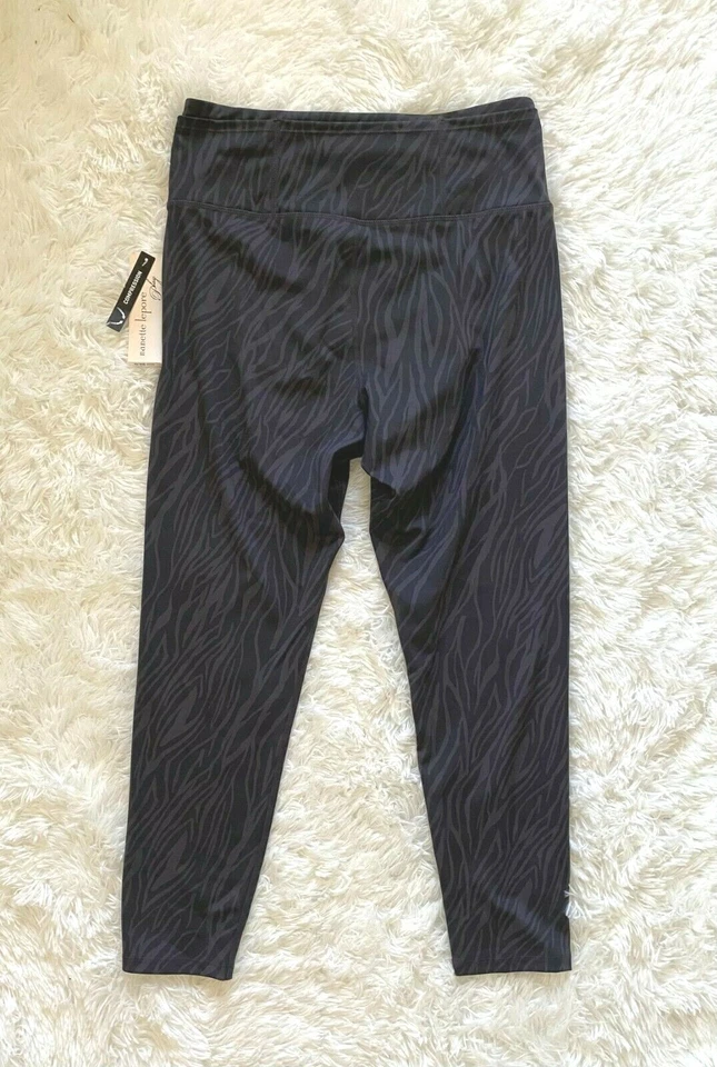 Nanette Lepore Stash Bolsillo Estampado de Tigre Leggings al Tobillo Gris/Negro Talla L Nuevo con Etiquetas Foto 4 de 4