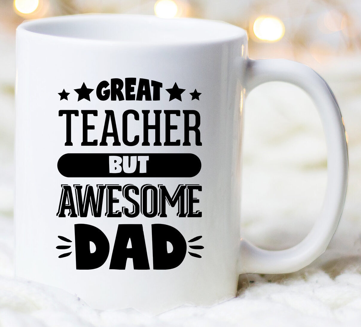 Father's Day Great Teacher But Awesome Dad Mug Teacher Dad Gift For Dad Teacher