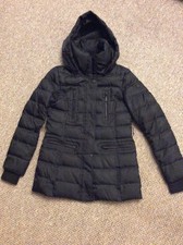 Vince Camuto Womans Black Parka Winter Jacket Size P/s