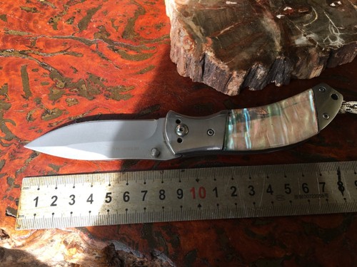 Collectable knife abalone shell handle - Picture 2 of 7