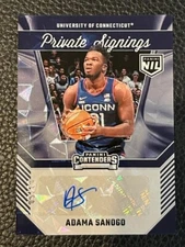 ADAMA SANOGO 2025 Panini UConn Basketball Parallel SP AUTO #'d 2/50 Autograph