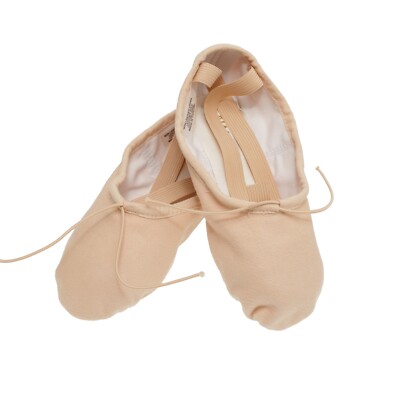 Bloch Prolite II Streamline S0216LT Sz 2.5 B Canvas Pink Split Sole Ballet Slips