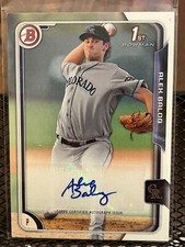 ALEX BALOG 2015 BOWMAN PROSPECTS AUTOGRAPH AUTO ROOKIE COLORADO ROCKIES RC CARD!