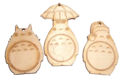 Niedlicher Anime Mein Nachbar Totoro Katze mit Regenschirm Charms Anhänger Kitsch Kawaii