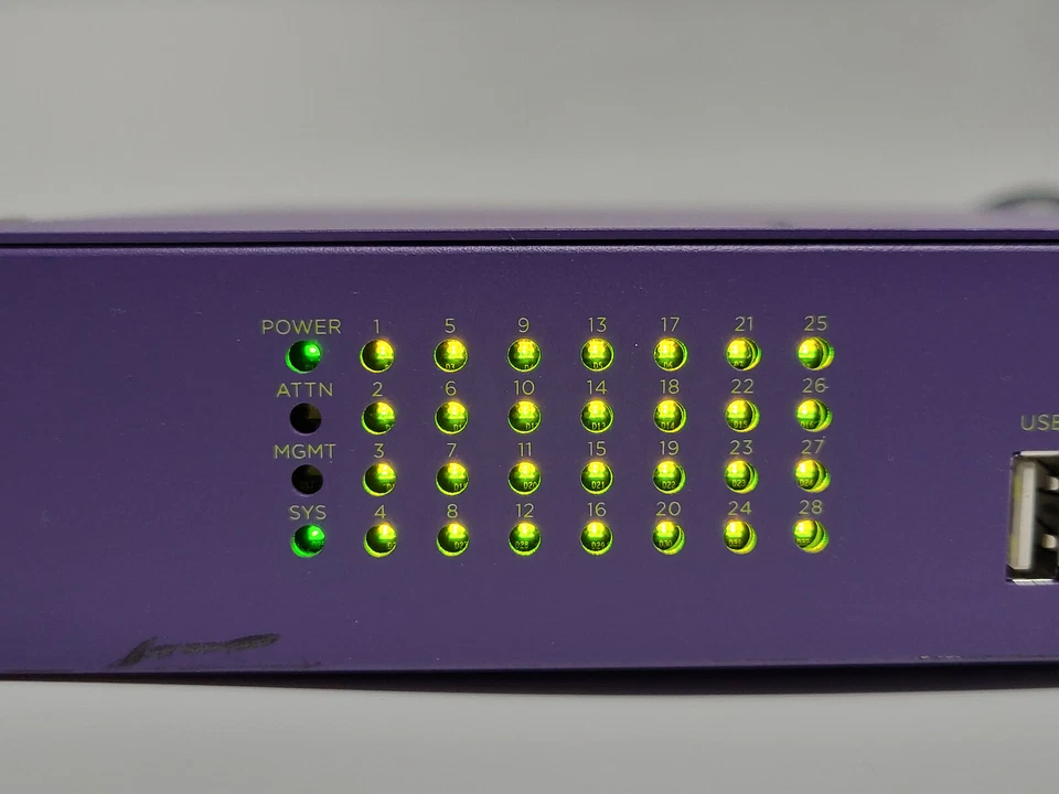 Extreme Networks X435-24P-4S Gigabit Switch 24-Ports, 4-Port SFP, PoE (No Ears) - Image 2 of 4