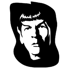 Vinyl Decal for Window - Star Trek, Spock