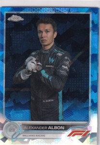 Topps 2022 Chrome Formula 1 Numéro 54 Alexander Albon N Sapphire