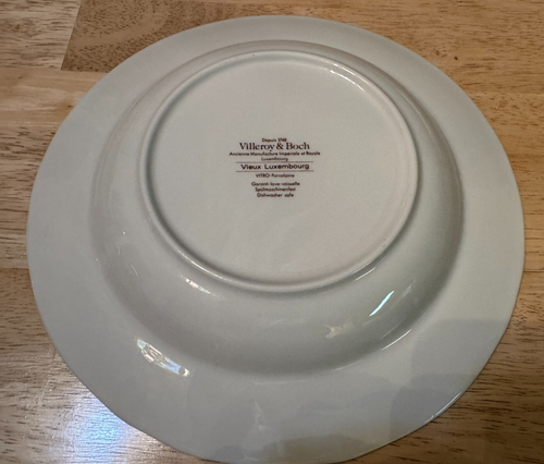 Villeroy & Boch - Vieux Luxembourg Vitro porcelana 9" cuenco de sopa con borde redondo - Imagen 20 de 24