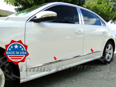 TYGER For 2012-2019 Volkswagen Passat 6PC Stainless Steel Pillar Post Trim