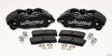 Wilwood DPHA Front Caliper & Pad Kit Black Fits Honda / Acura w/ 262mm OE Rotor