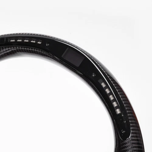 Real carbon fiber LED Sport W/heated Steering Wheel For INFINITI Q50 QX50 13-17 - Picture 13 of 14