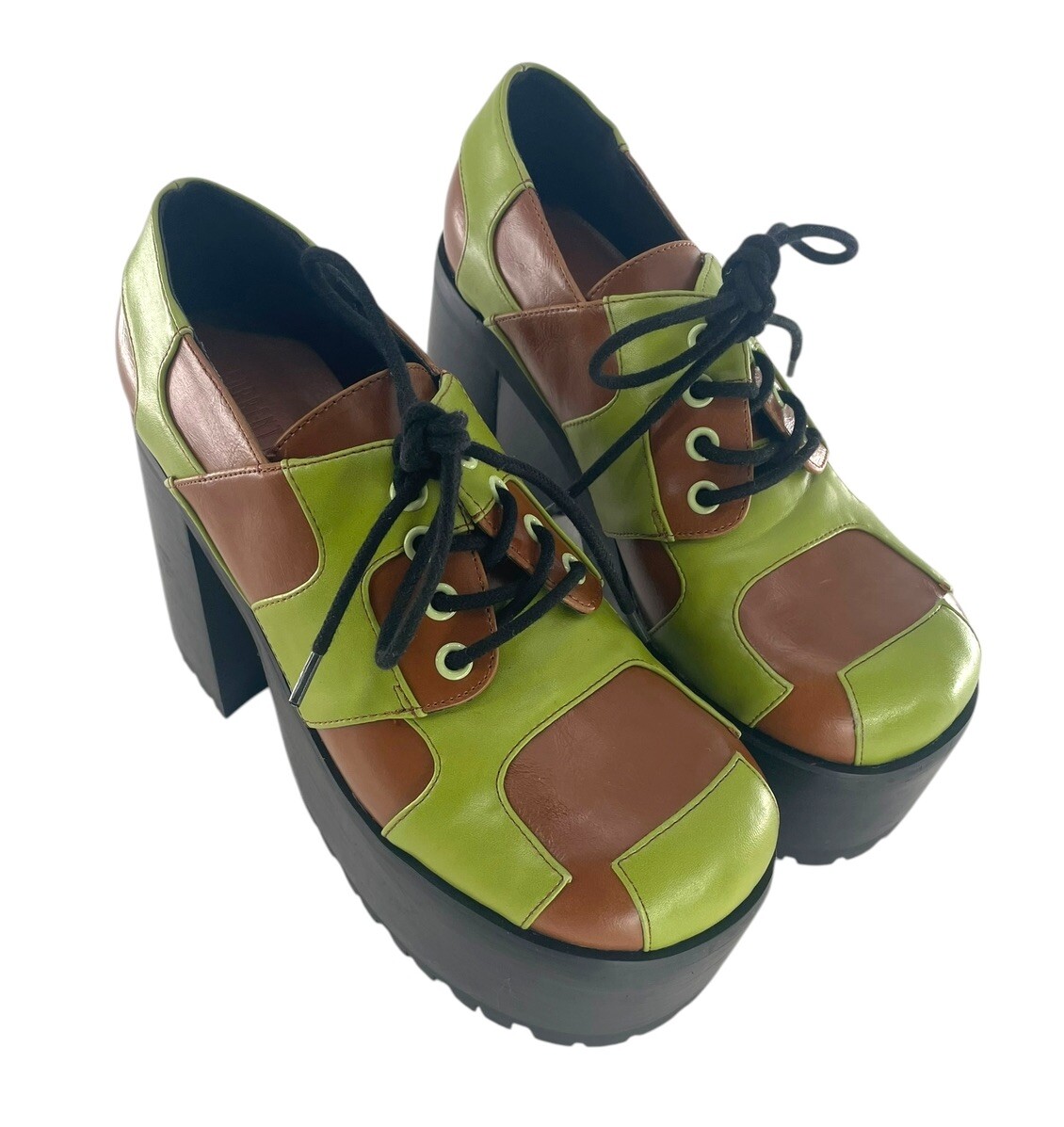 Dolls Kill Current Mood Patchwork Turn Me Loose P… - image 1