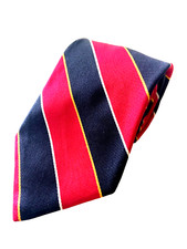 Brooks Brothers Makers Repp Design Silk Neck Tie Made In USA 58.5 x 3.75