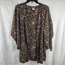 Body Central Cheetah Kimono Cover up, Medium