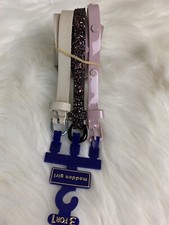 Steve Madden Madden girl 3 In 1 skinny belts size medium /M NWT