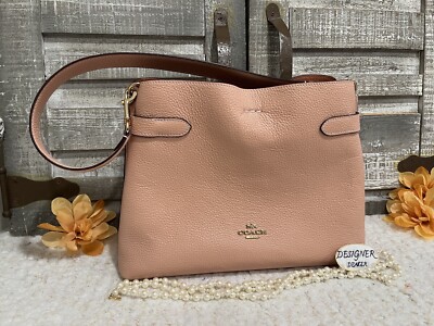 Authentic COACH Hanna Shoulder Bag # CH194 Light Pink EUC! | eBay
