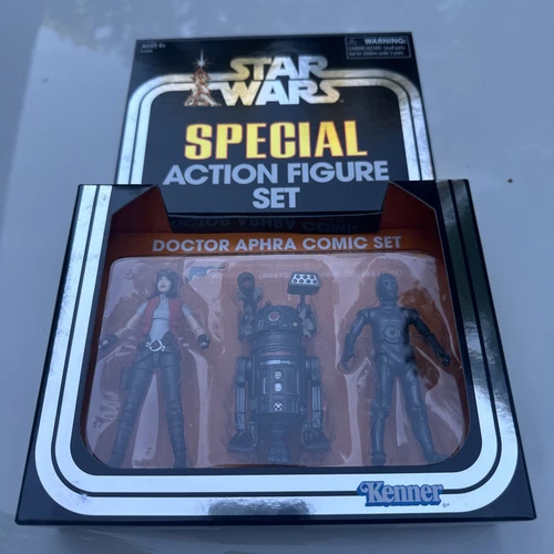 Kenner: 2018 SDCC Star Wars Special Vintage Doctor Aphra Comic Set 3.75 inch