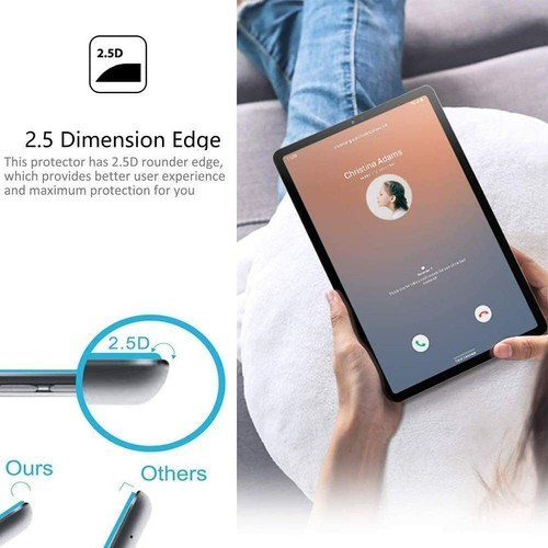 2X For Samsung Galaxy Tab A7 2020 10.4'' SM-T500 Tempered Glass Screen Protector - Picture 5 of 9