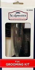 Scalpmaster SC-9050 4 Piece Grooming Kit Set For Beards and Mustaches NEW