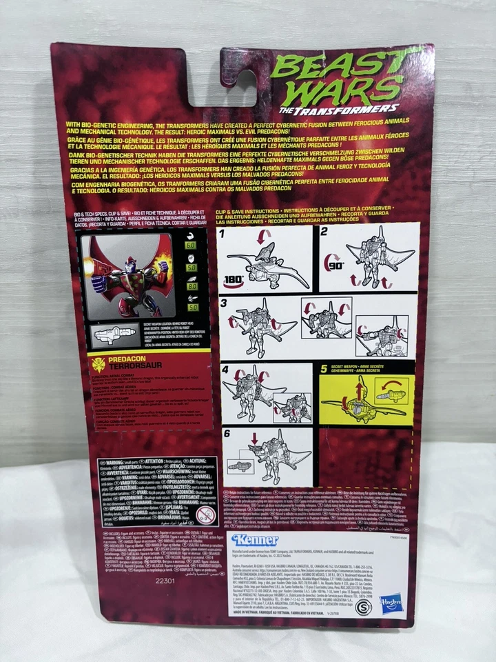 Hasbro Transformers Beast Wars Terrorsaur Deluxe Action Figure Kenner Reissue - Image 2 of 3