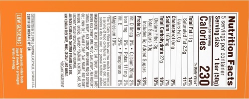 CLIF Nut Butter Bar - Creamy Peanut Butter & Organic Plant-Based Energy 5 Pack - Picture 16 of 17