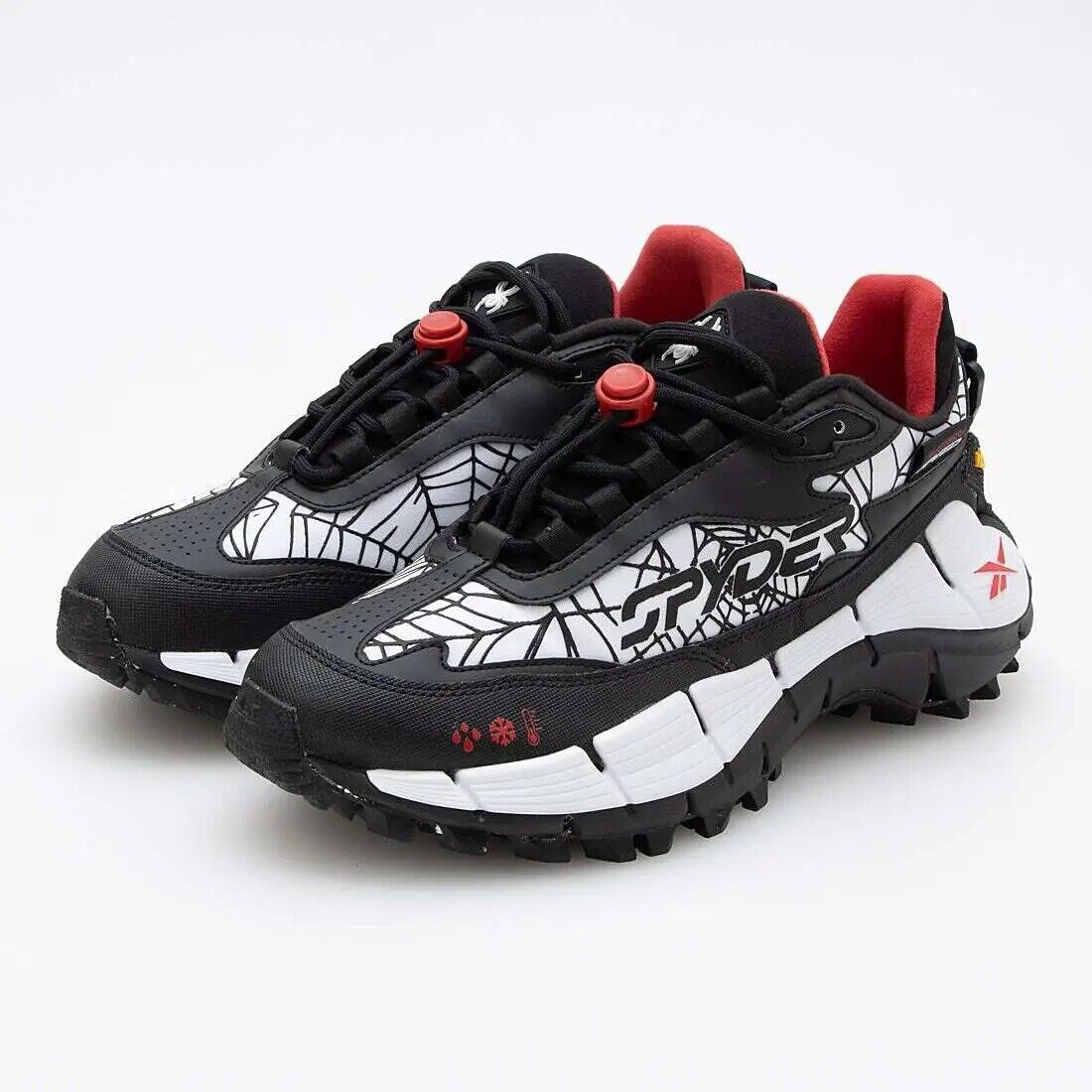 Reebok Zig Kinetica 2.5 Edge x Spyder Low White Black Reebok Zig Kinetica 2.5 Edge x Spyder Low White Black