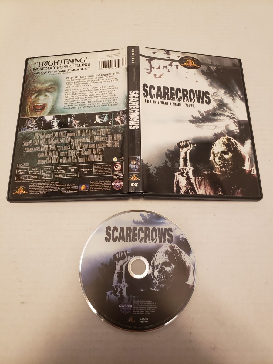Scarecrows (DVD, 2007, 1-Disc) 1988 Monster Horror Victoria