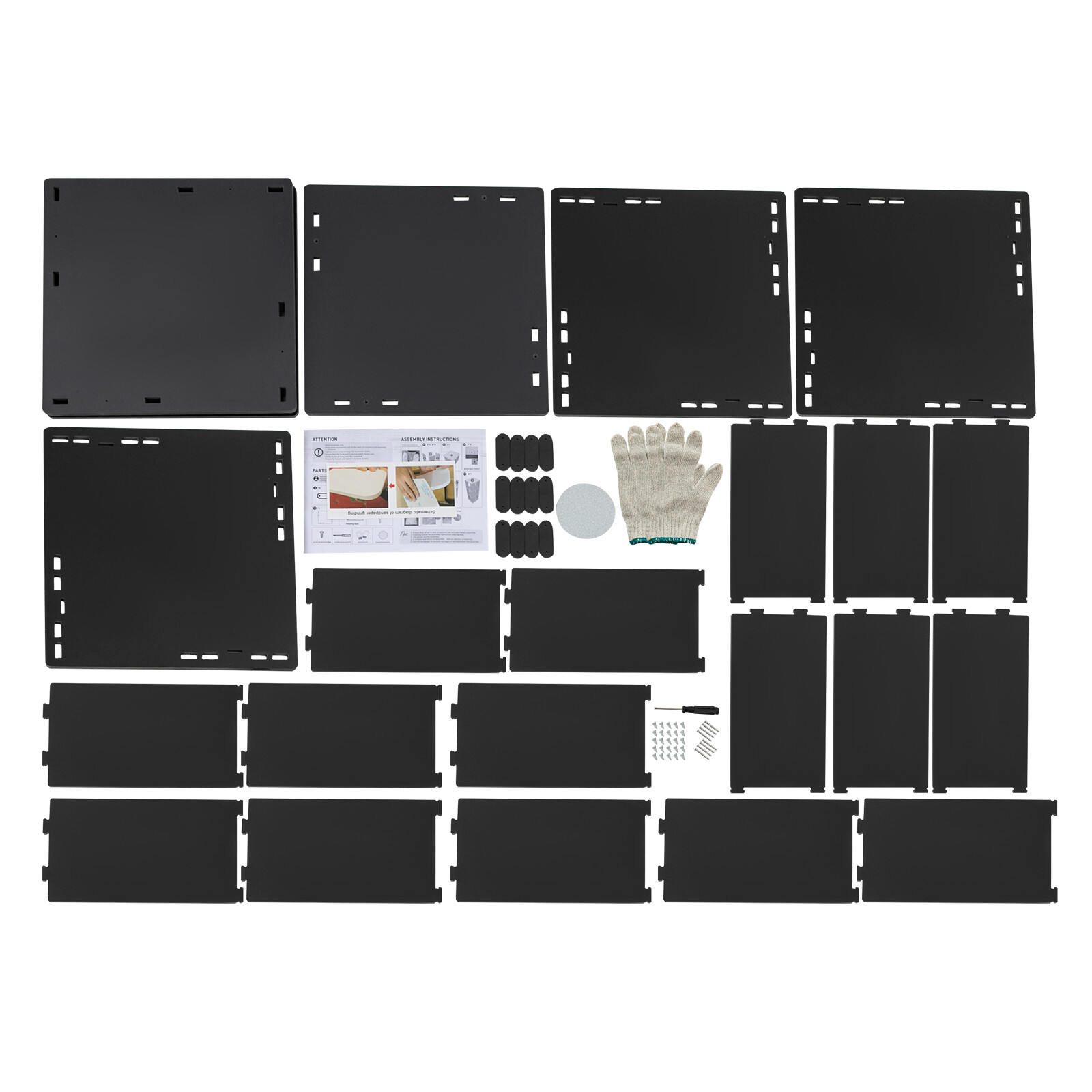 Black Bookcase Storage Shelf 360?? Rotating Bookshelf Freestanding Display Rack