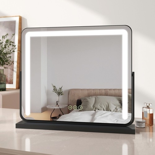 EMKE Large LED Vanity Mirror Light Dressing Table Hollywood Make Up Mirror Stand - Picture 2 of 17
