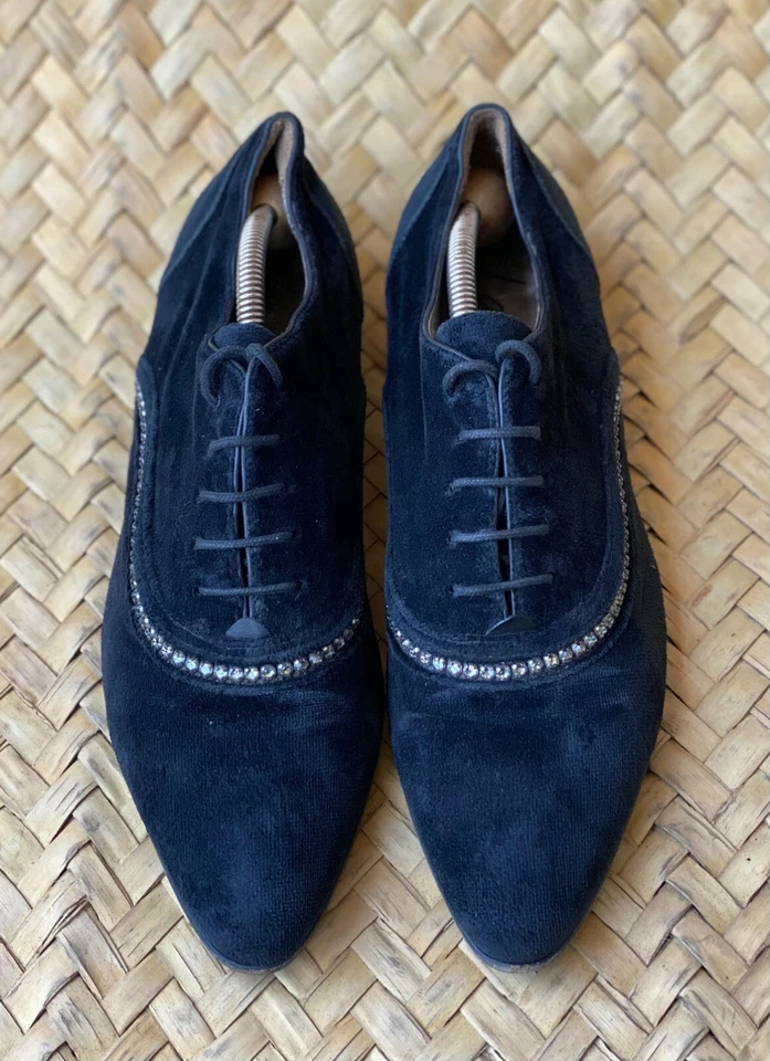 LANVIN 女式麂皮绒牛津鞋 40.5 码 EU | 美国 9 | 英国 7 码 — 第 2/4 张图片