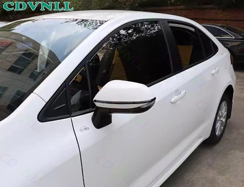 For Toyota Corolla 20-24 Carbon Fiber Steel Side Rearview Wing Mirror Strip Trim - Foto 4 di 7