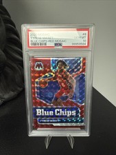 ✨Tyrese Maxey 2020 Panini Mosaic Blue Chips Red Mosaic Rookie #8 PSA 10 Gem Mint