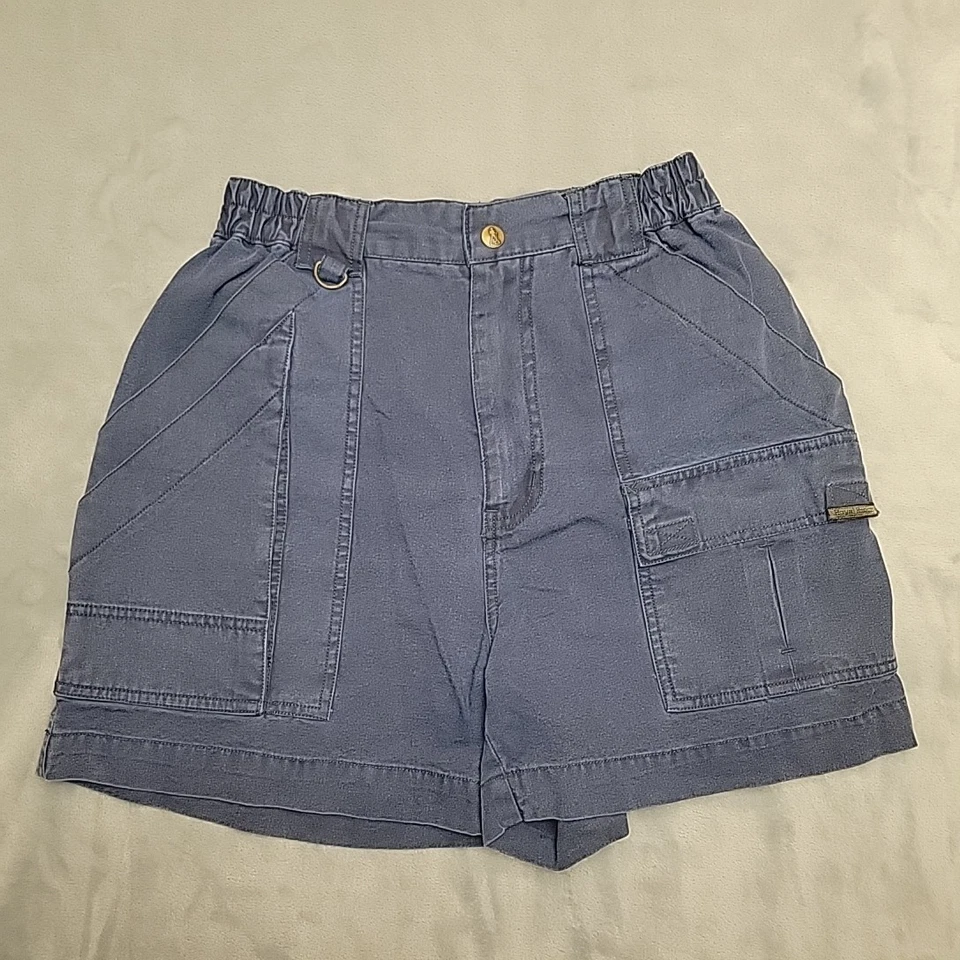 Pantalones Cortos Royal Robbins Mujer 10 Azul Lona 100% Algodón Clásicos Senderismo Aire Libre Foto 2 de 4