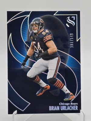 2025 Panini Silhouette Brian Urlacher Halo Silver /149 Chicago Bears HOFer #68
