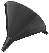 FloTool 05064 2 qt. Capacity Black High Density Poly Large Funnel
