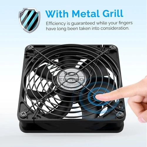 Cooling Fan PC Router Case Fan | USB Computer Cabinet Cooler Blower Fan