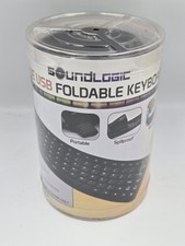 Soundlogic Silicone USB Foldable Keyboard Microsoft Windows