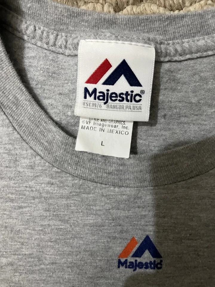 Camisa gris Matt Harvey New York Mets Majestic Fan Moda Talla grande Foto 3 de 4