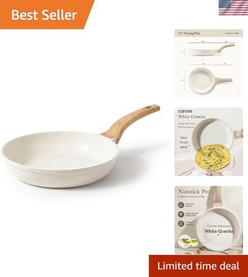 Non Stick Frying Pan Skillet, Omelet Pan, Healthy Non Toxic Granite Chef Pan,...