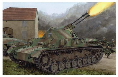 Dragon Models 1/35 Flakpanzer IV 3Cm 'K?Gelblitz' Smart Kit Modellbau
