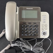Sistema telefónico Panasonic KX-TGF350 contestador automático Champagne Gol - Estación base