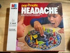 Headache Pop-O-Matic Board Game Vintage 1986 Milton Bradley Complete